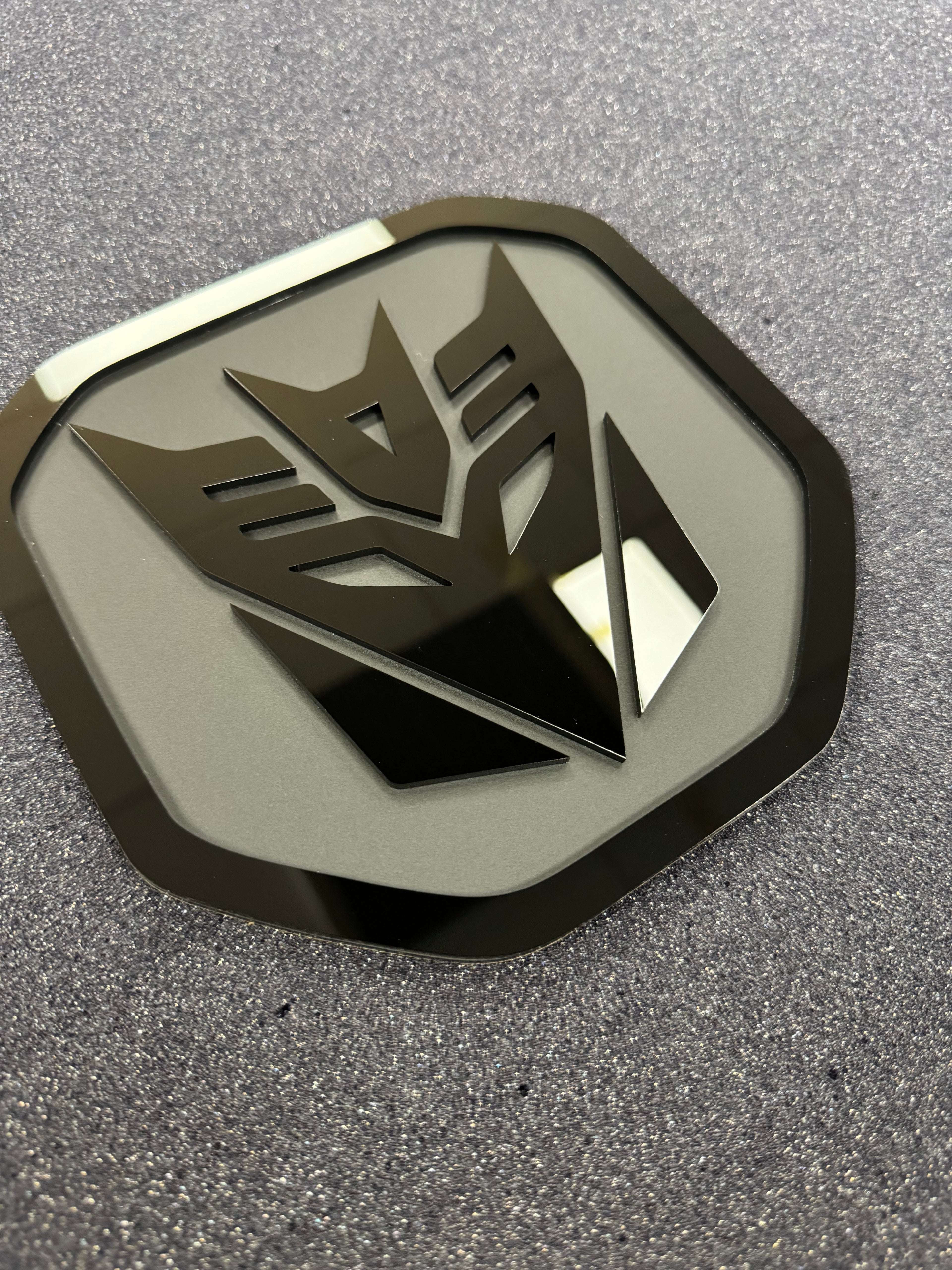 Decepticon Shield tailgate badge