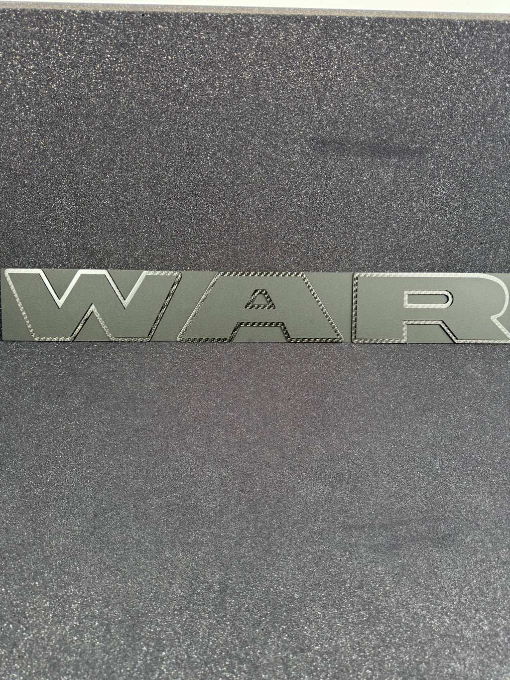 WAR grille replacement badge