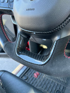 2019+ RAM 1500/ TRX / RHO carbon fiber steering wheel trim cover