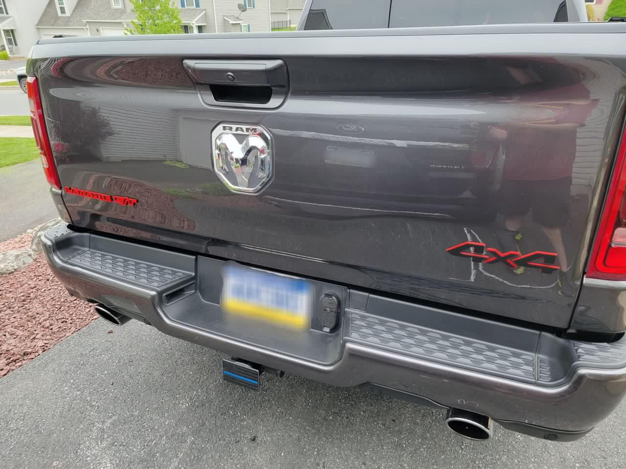 4x4 OEM tailgate badge