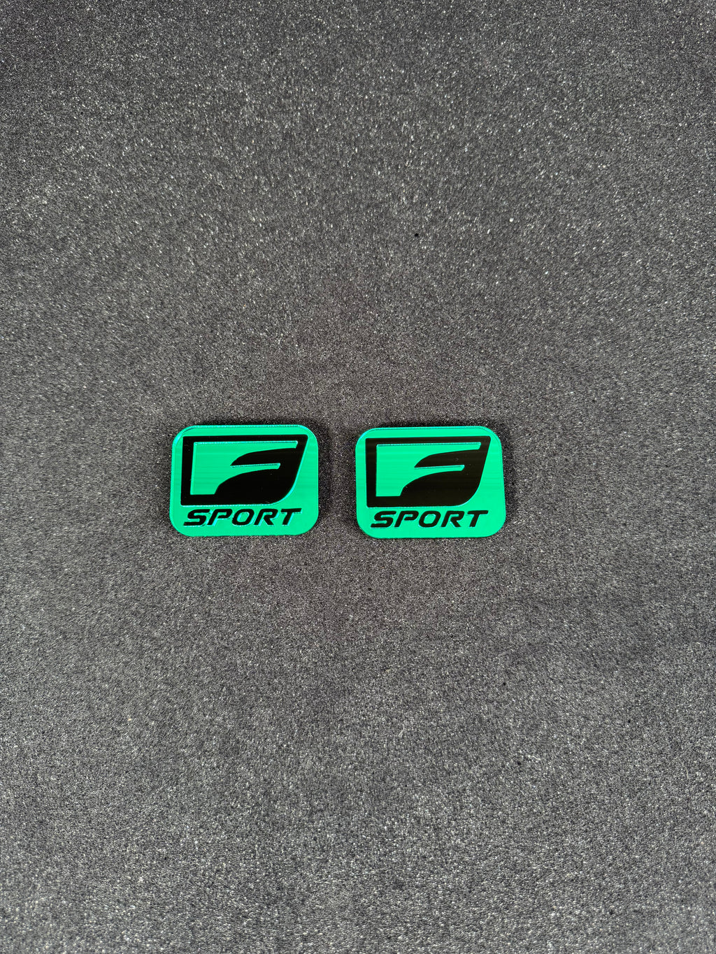 Lexus F sport fender badge pair