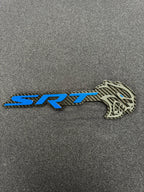 Hellcat SRT combo badge pair