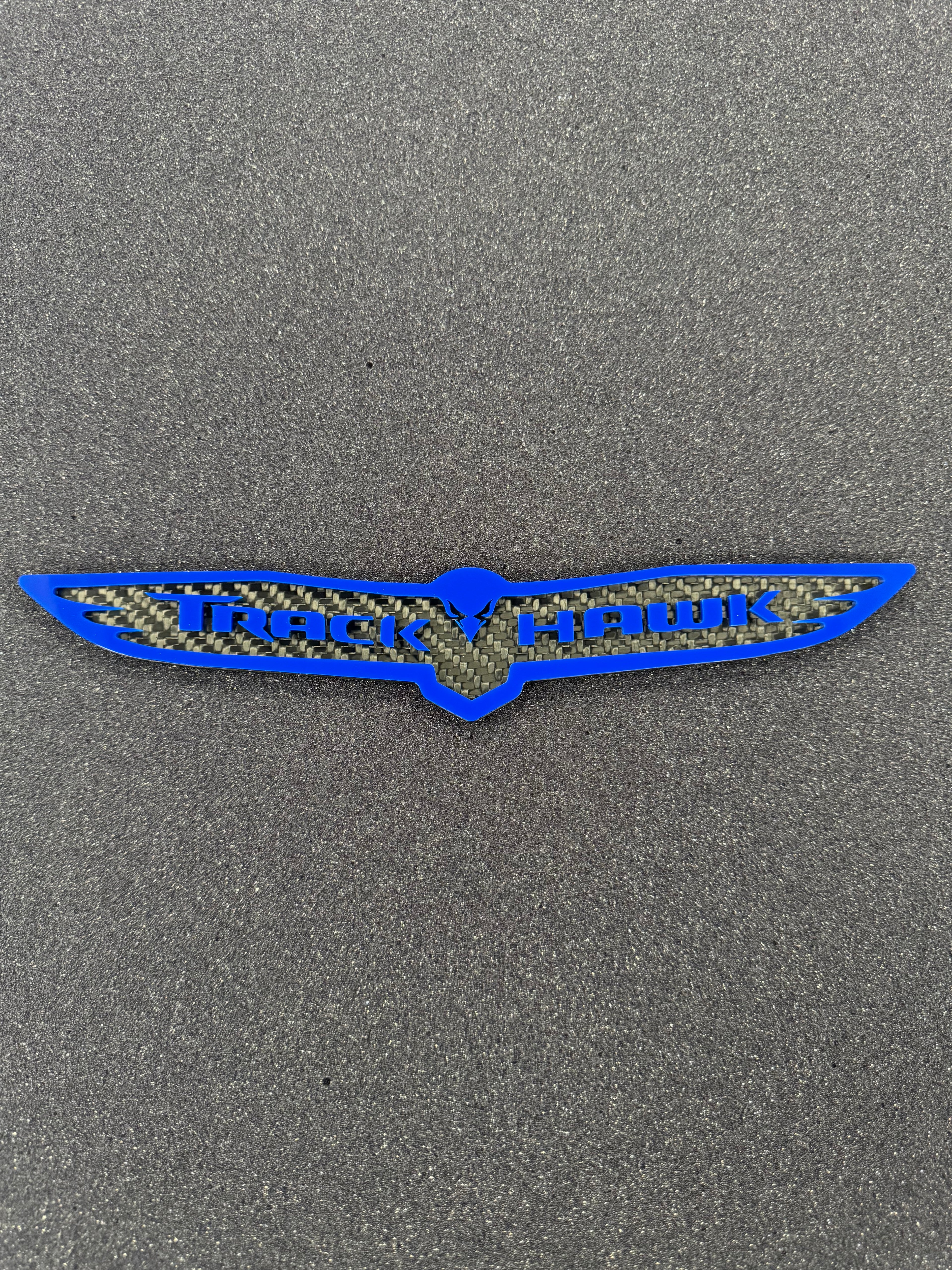 Trackhawk trunk badge