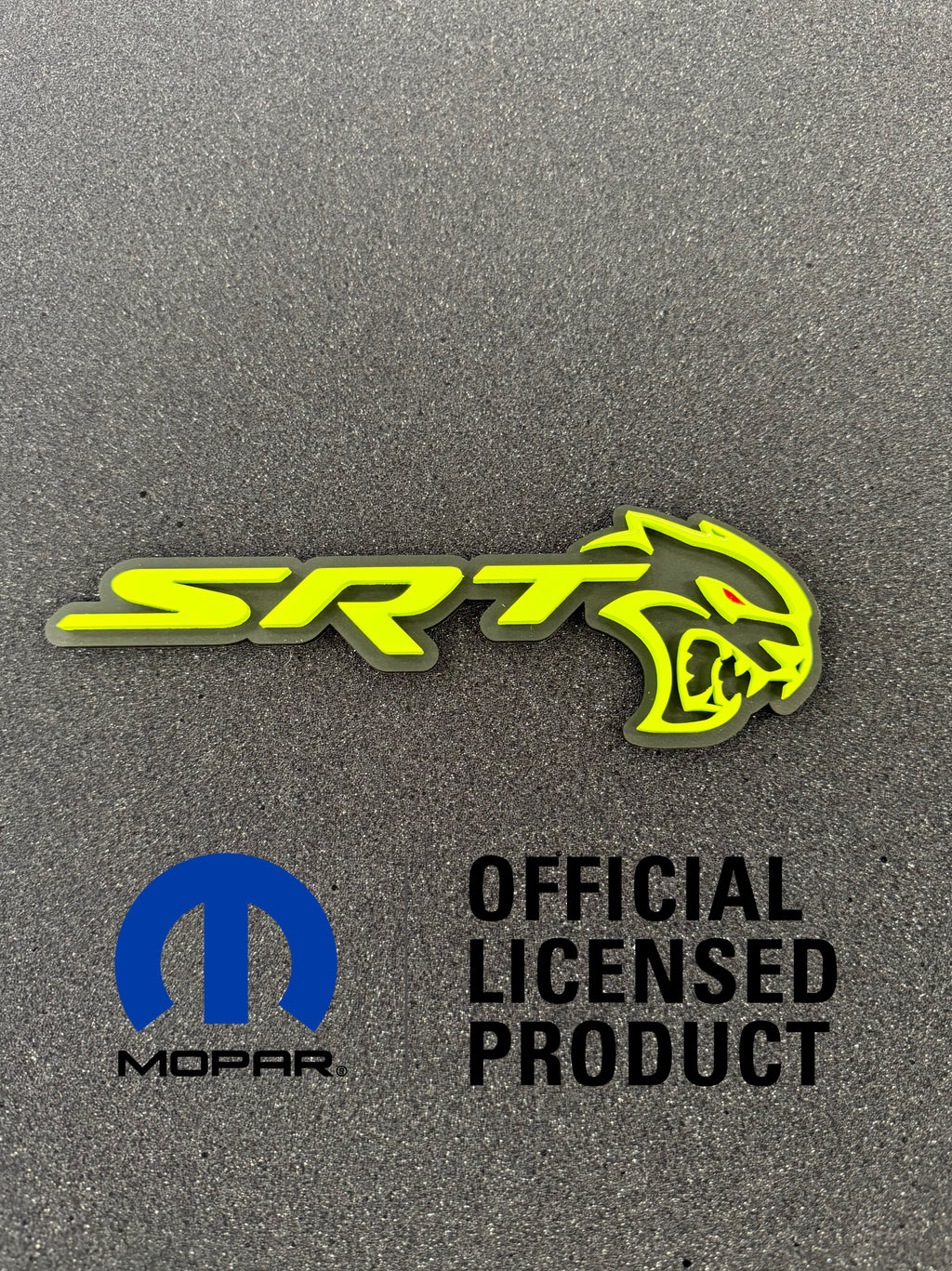 SRT Hellcat trunk badge
