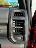 2019+ RAM 1500/ TRX / RHO carbon fiber dash air vent bezels covers