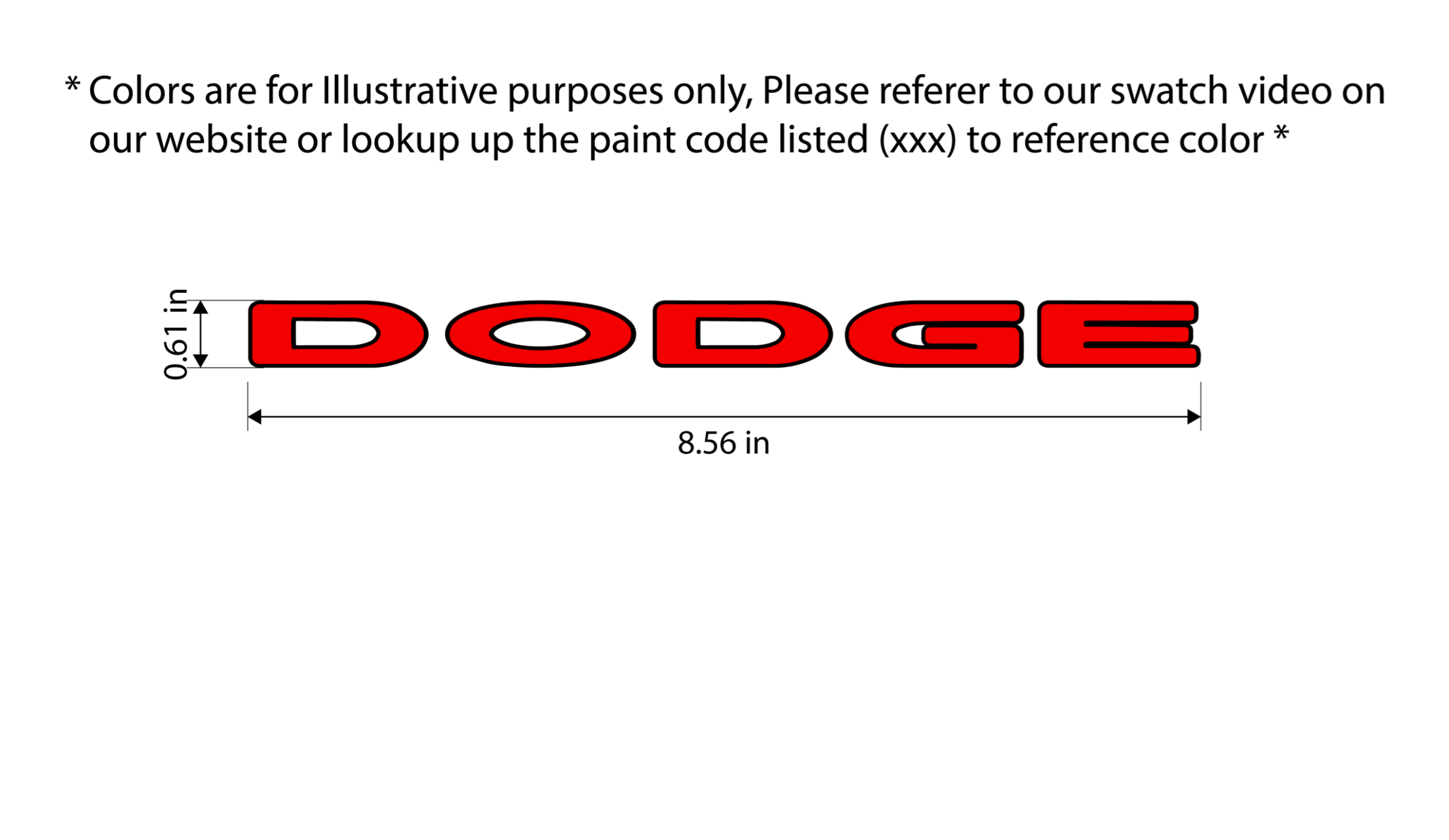 Dodge Durango rear badge