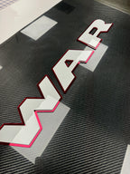 WAR tailgate letters