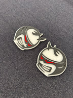 Scat pack horned bee head pair