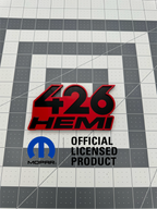 426 Hemi badge