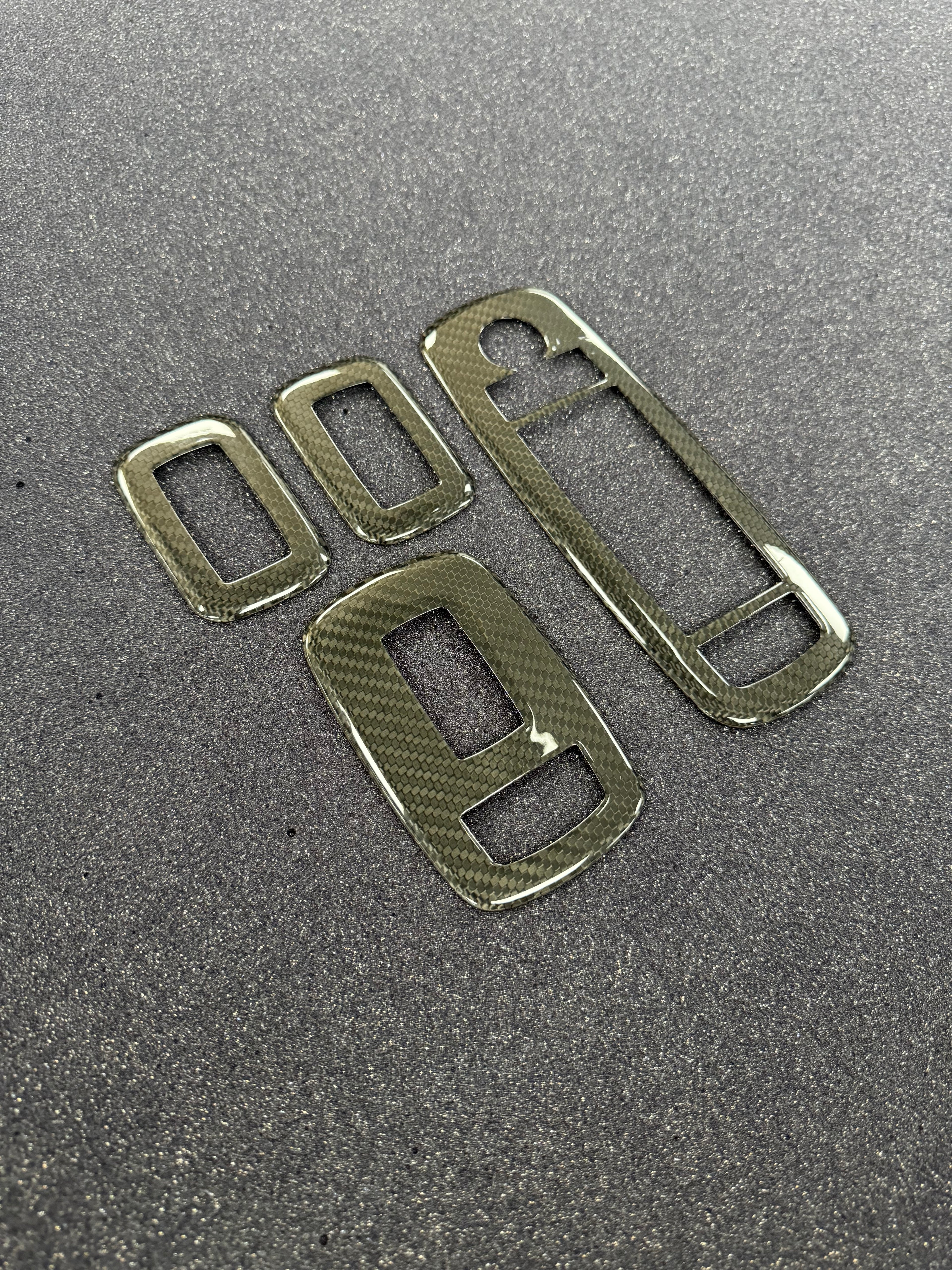 2019+ RAM 1500/ TRX carbon fiber widow switch bezel covers