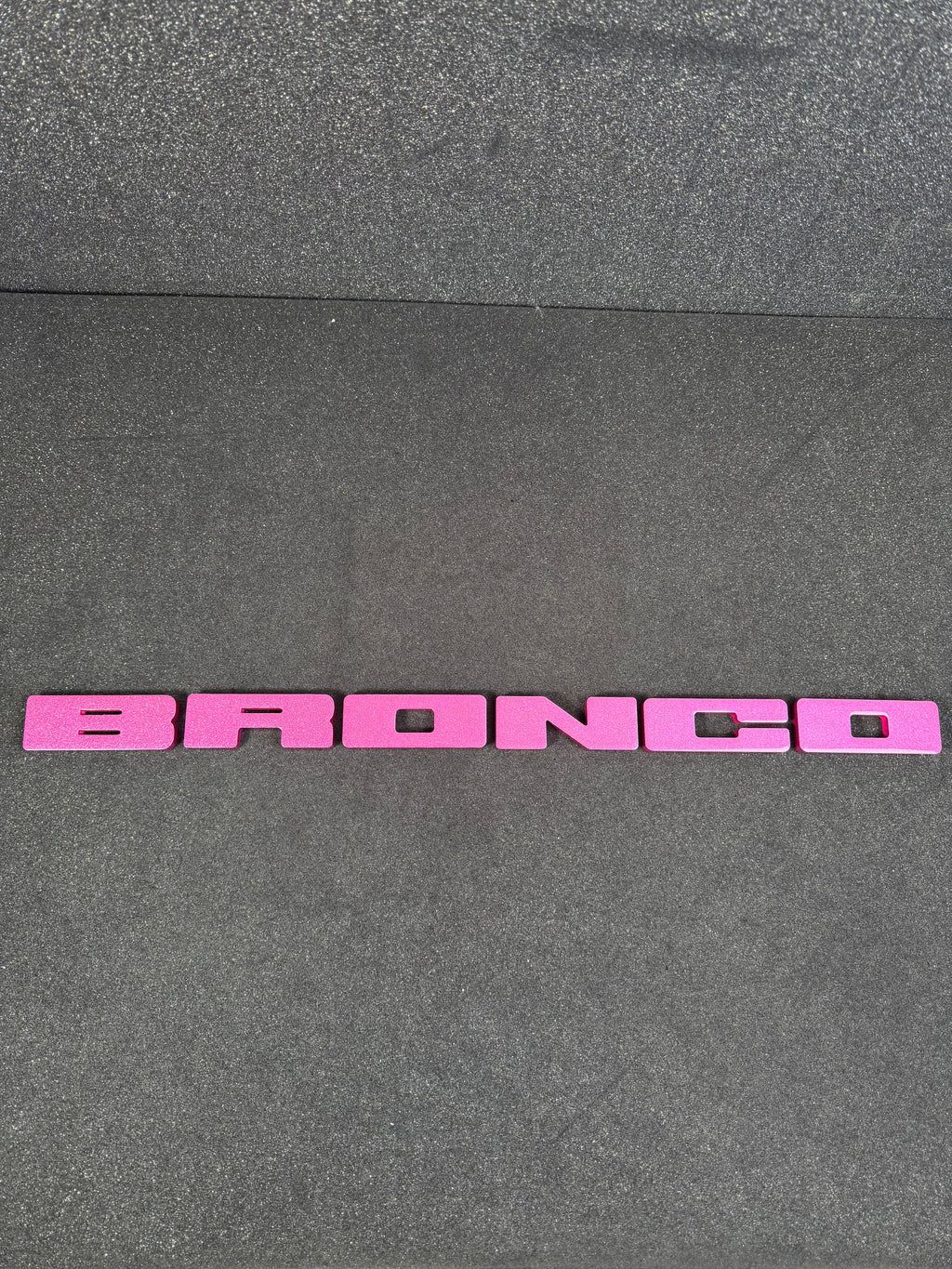 Bronco grille letter covers