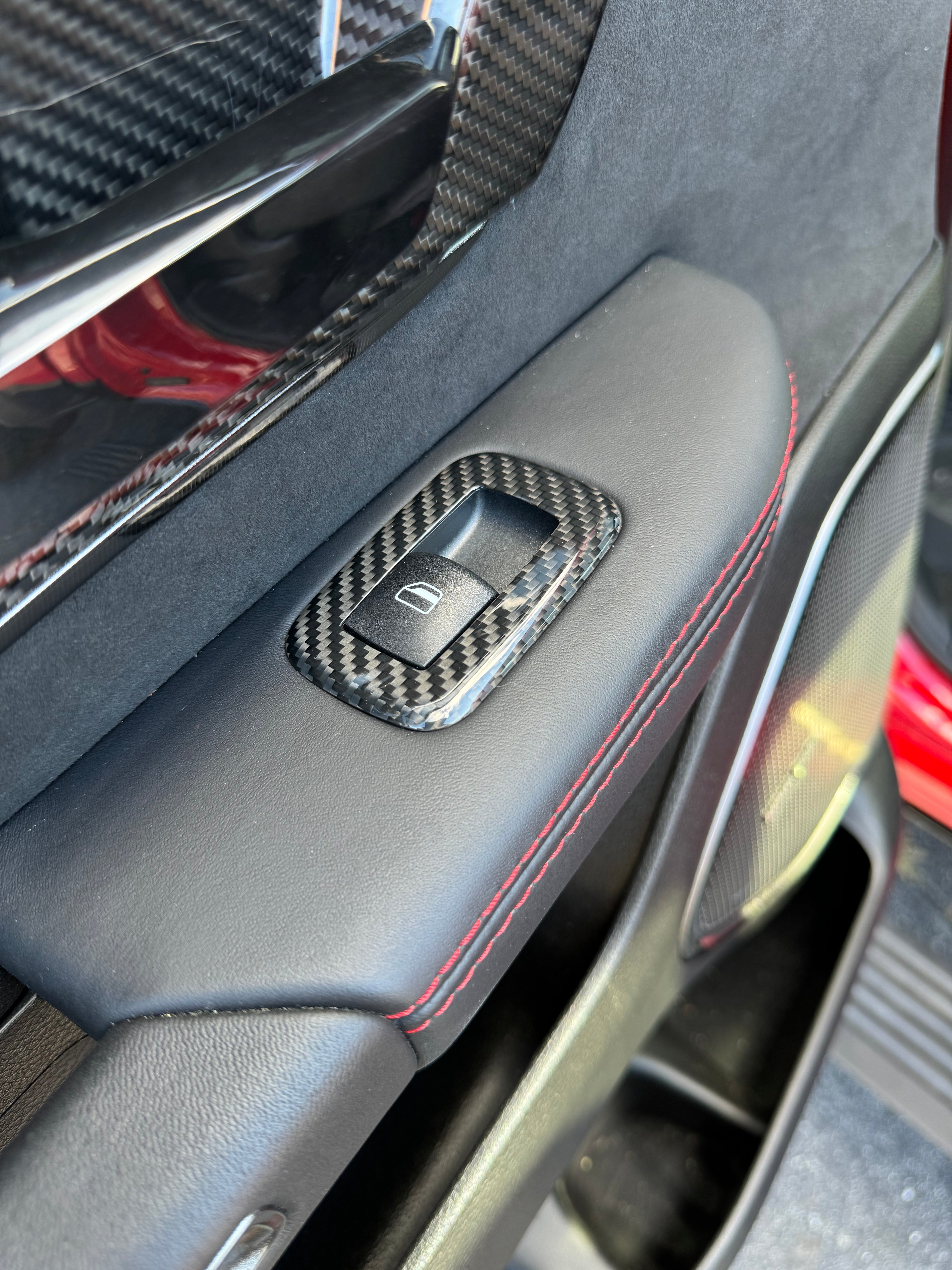 2019+ RAM 1500/ TRX carbon fiber widow switch bezel covers