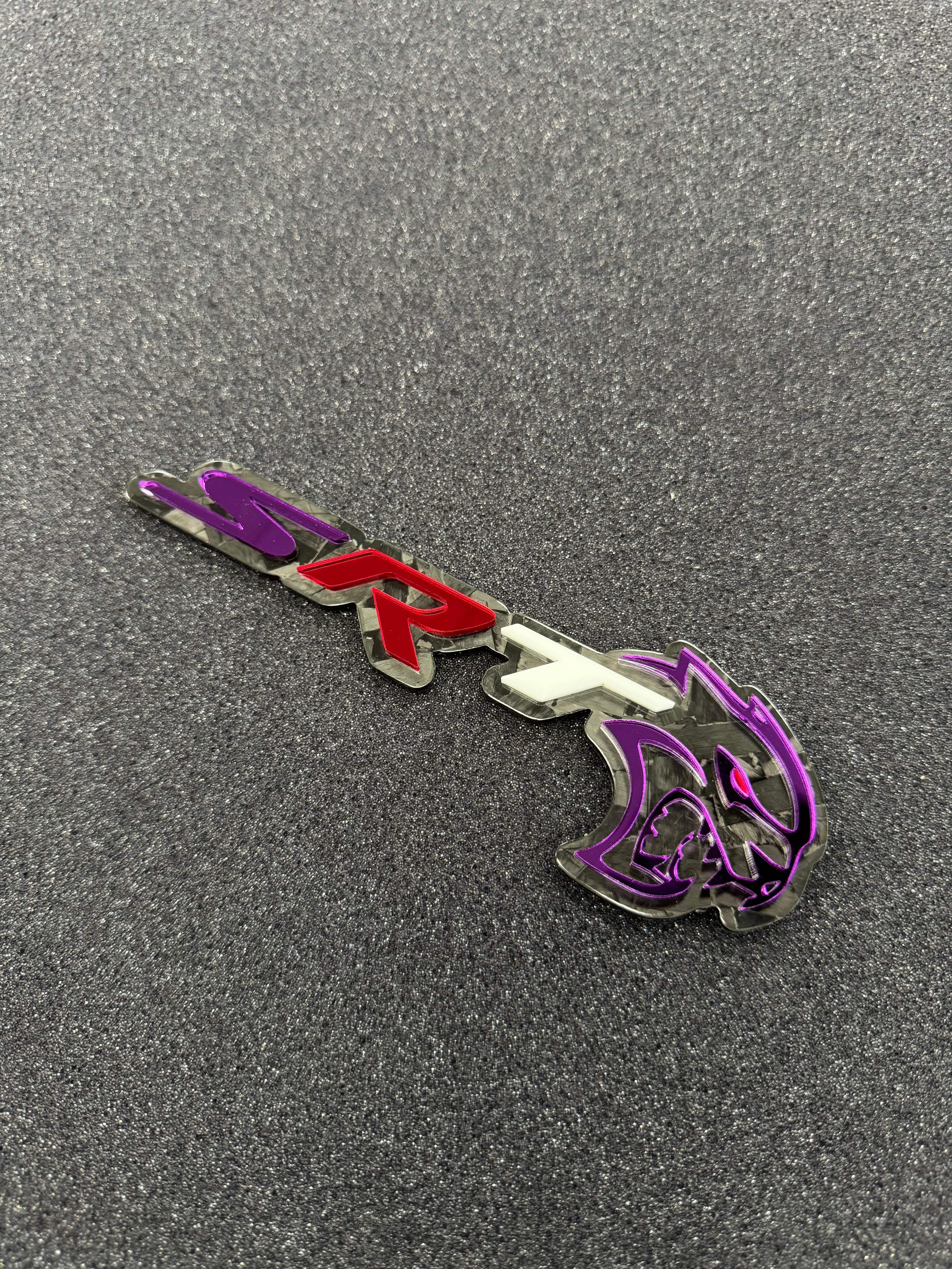 SRT Hellcat grille badge