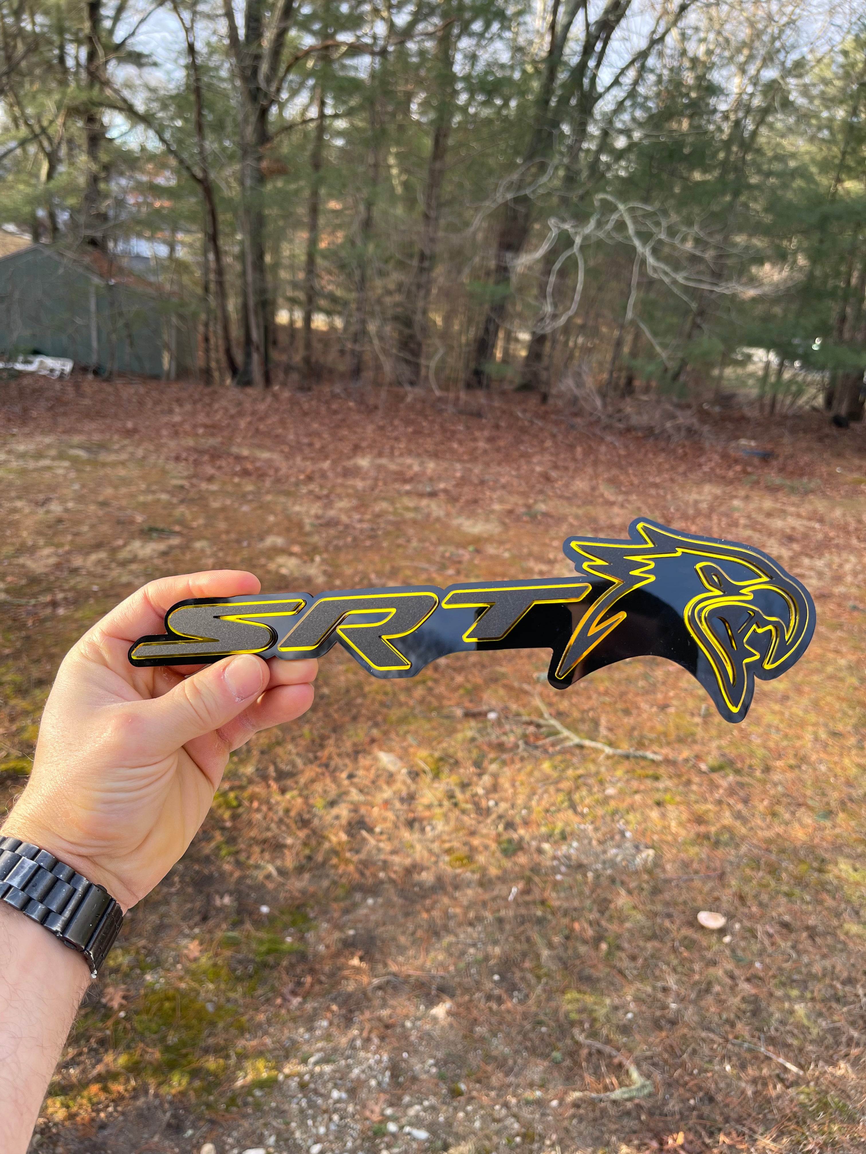 SRT Hellhawk V1 combo badge single