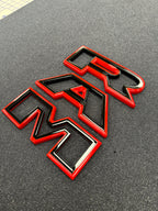 Color matched 3D RAM grille letters