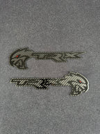 Hellcat TRX combo badge pair