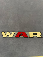 WAR grille replacement badge