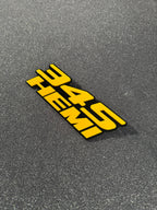 345 Hemi badge