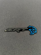 Hellcat SRT combo badge pair