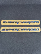 Trackhawk supercharged badge pair