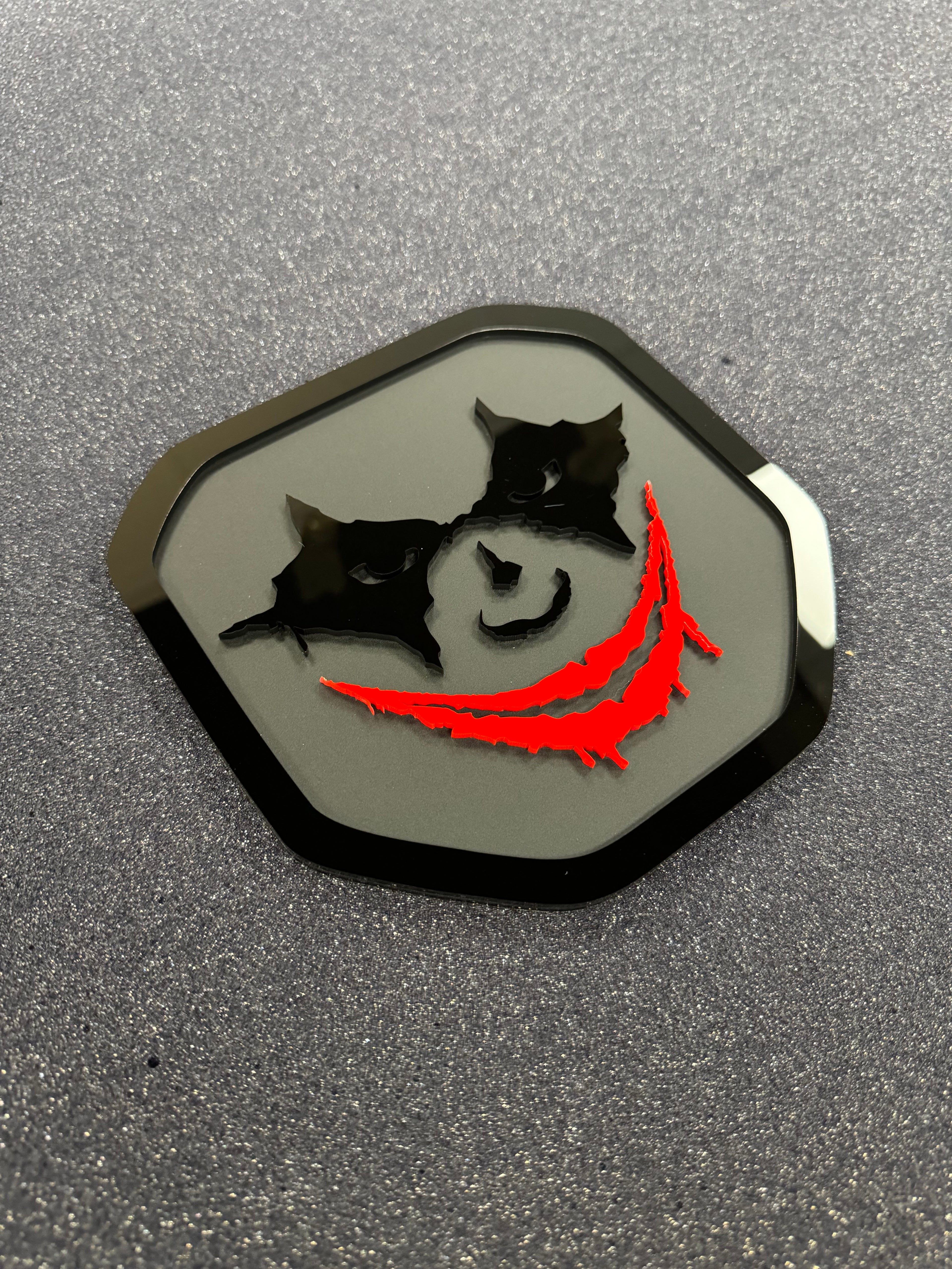 Joker Shield tailgate badge