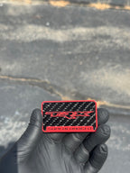 Hellcat supercharger engine badge