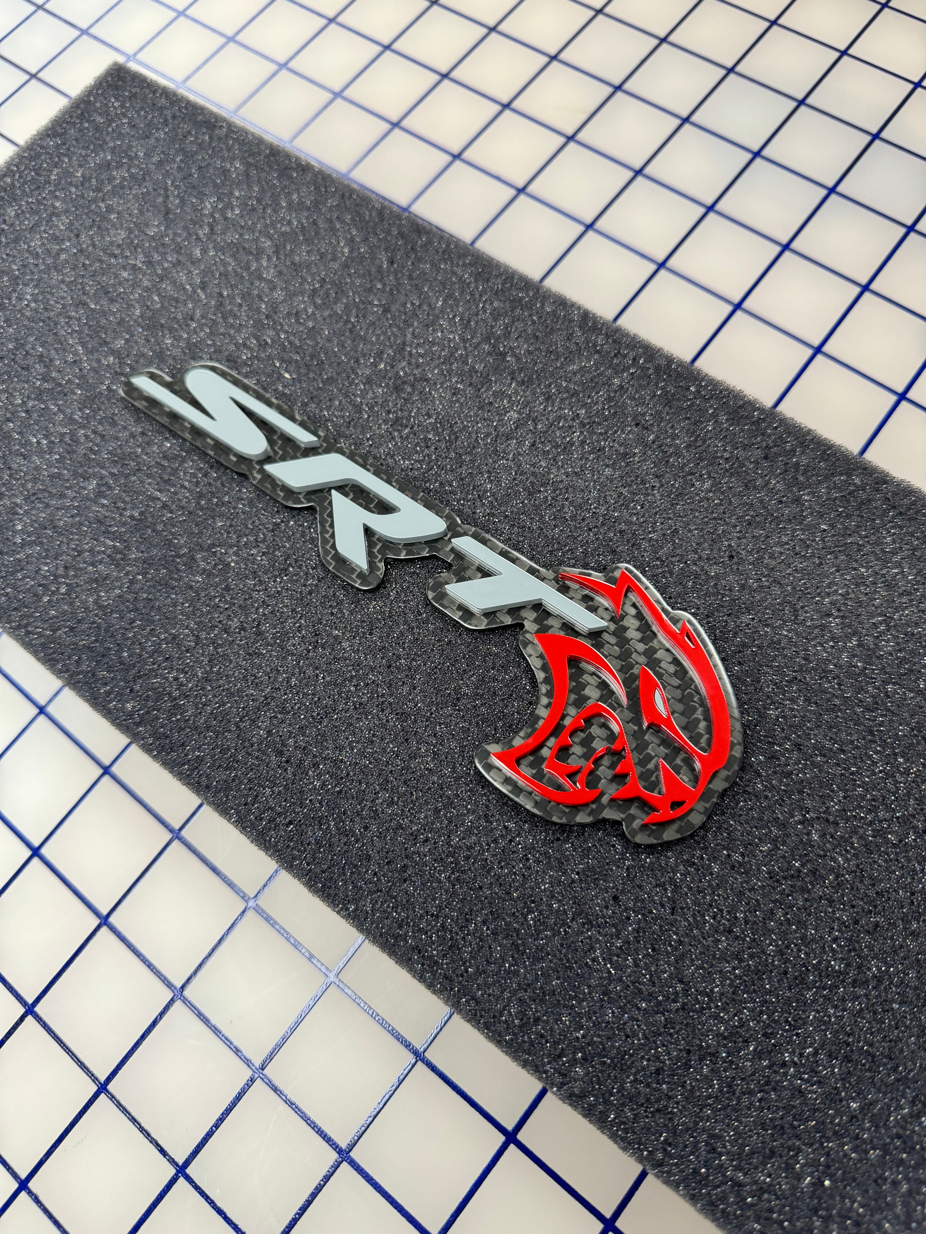 SRT Hellcat trunk badge