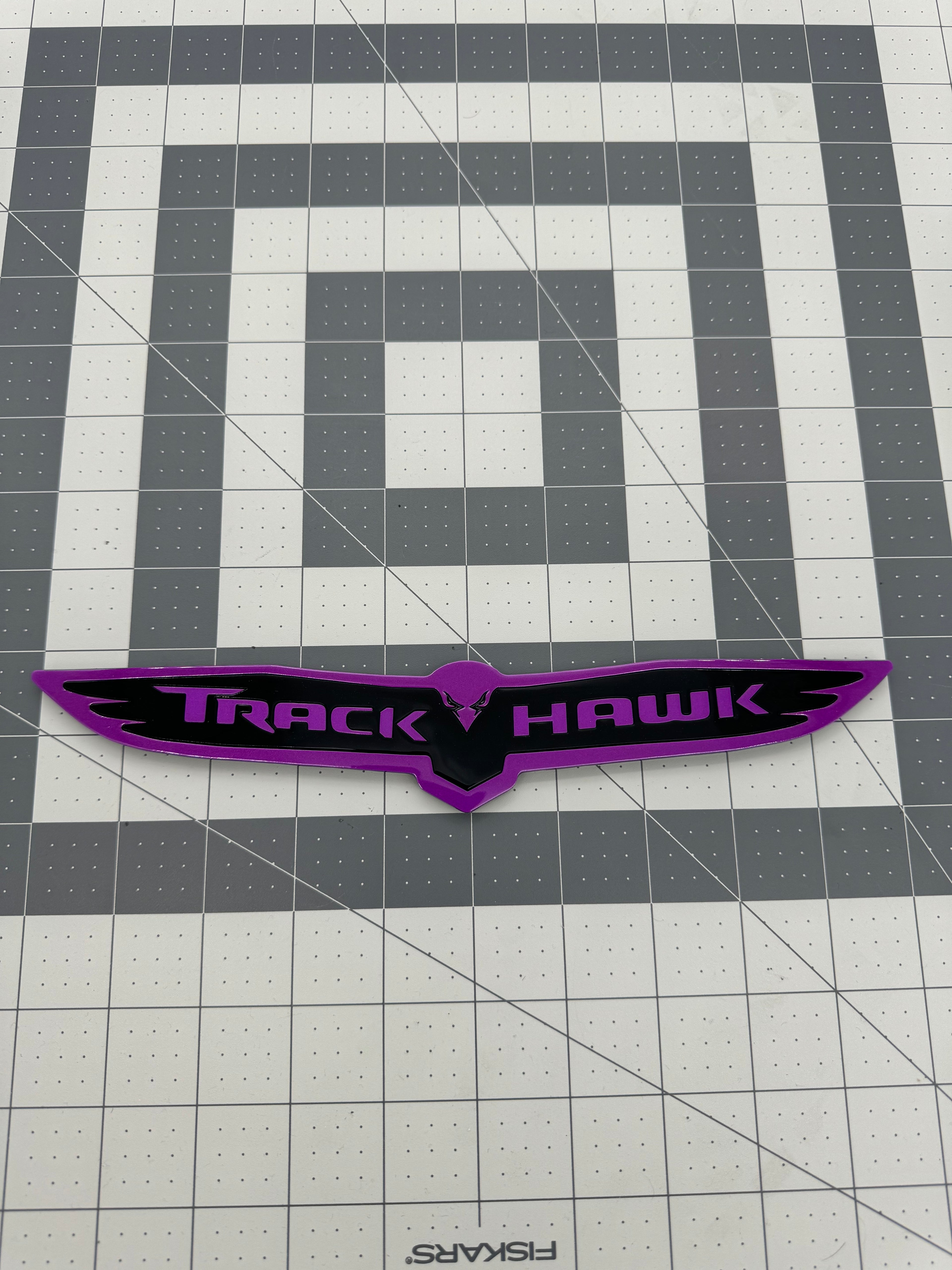 Trackhawk trunk badge