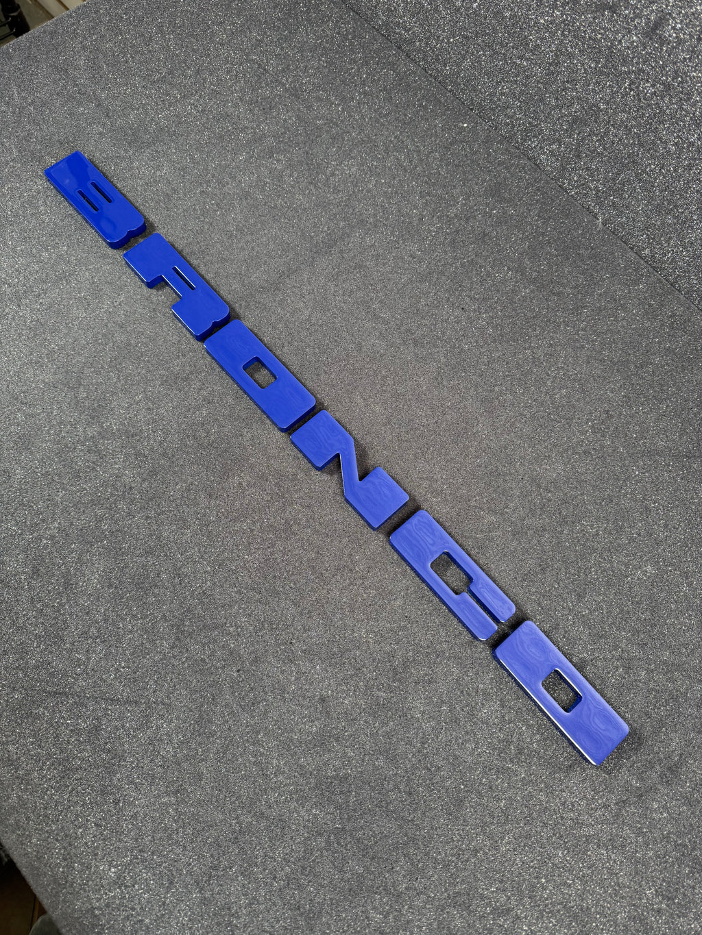 Bronco grille letter covers