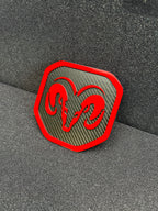 RAM Head Shield tailgate badge