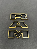 Color matched 3D RAM grille letters