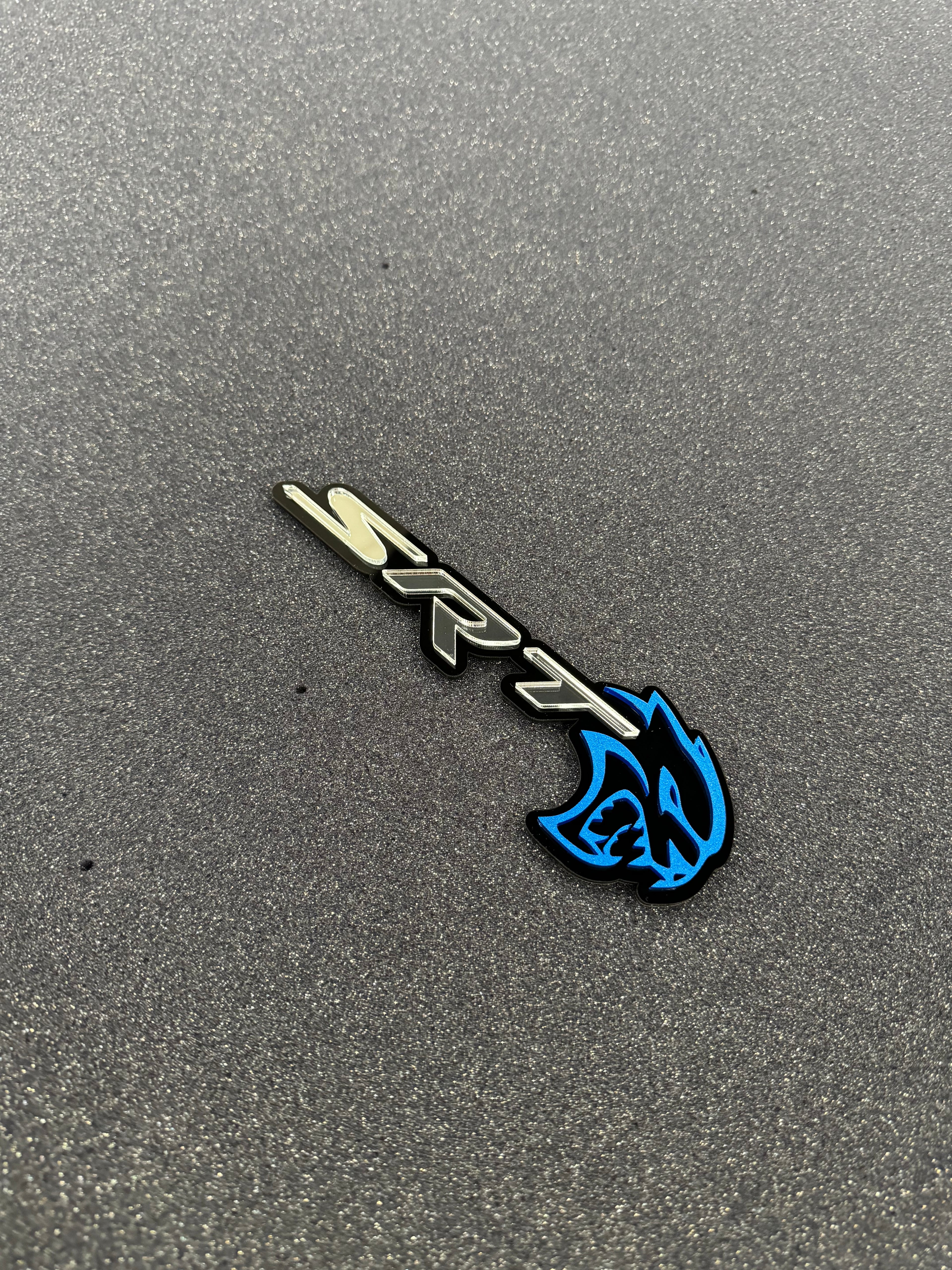 SRT Hellcat trunk badge