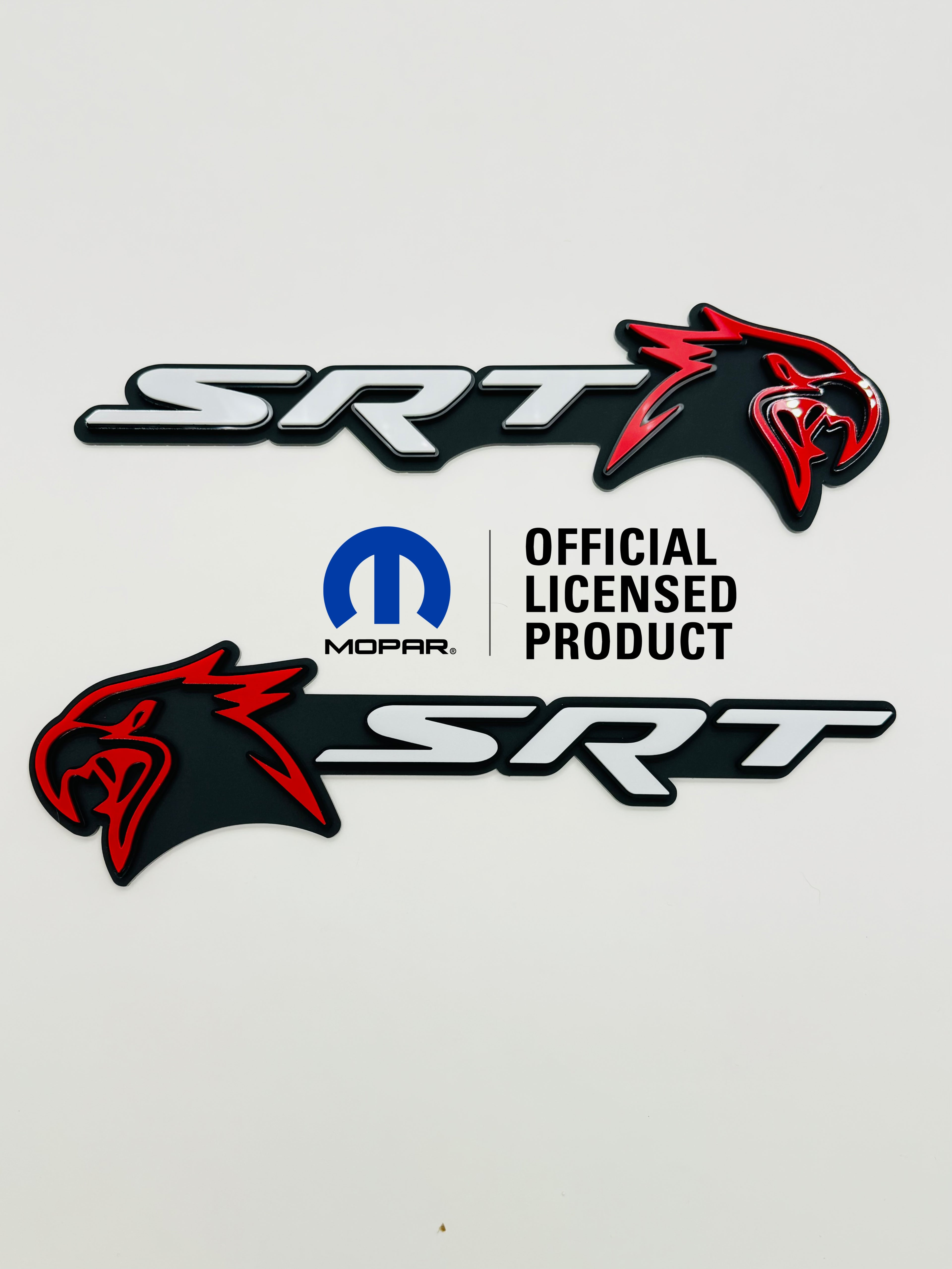 SRT Hellhawk V1 combo badge pair
