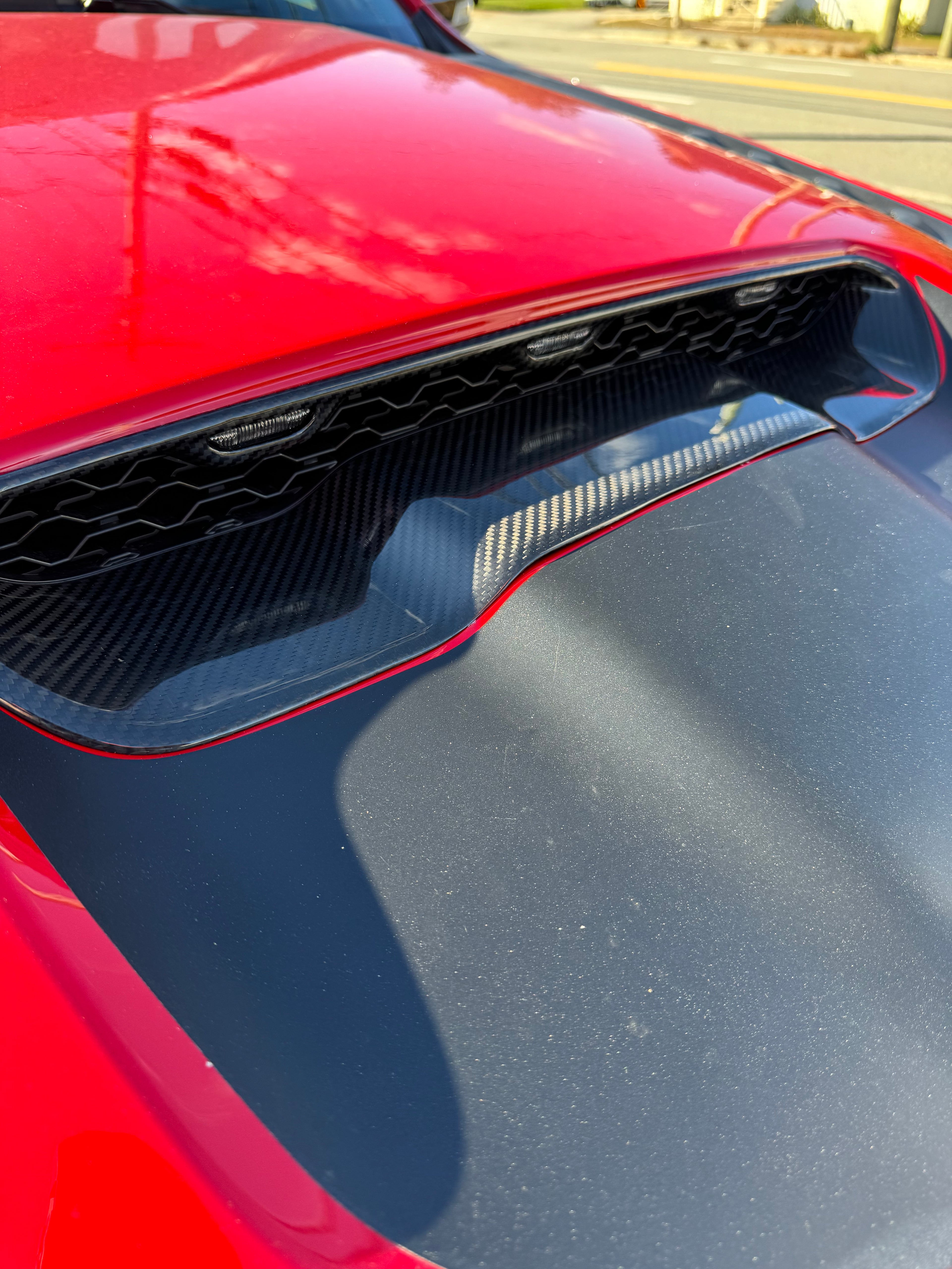 RAM TRX / RHO carbon fiber center air intake cover