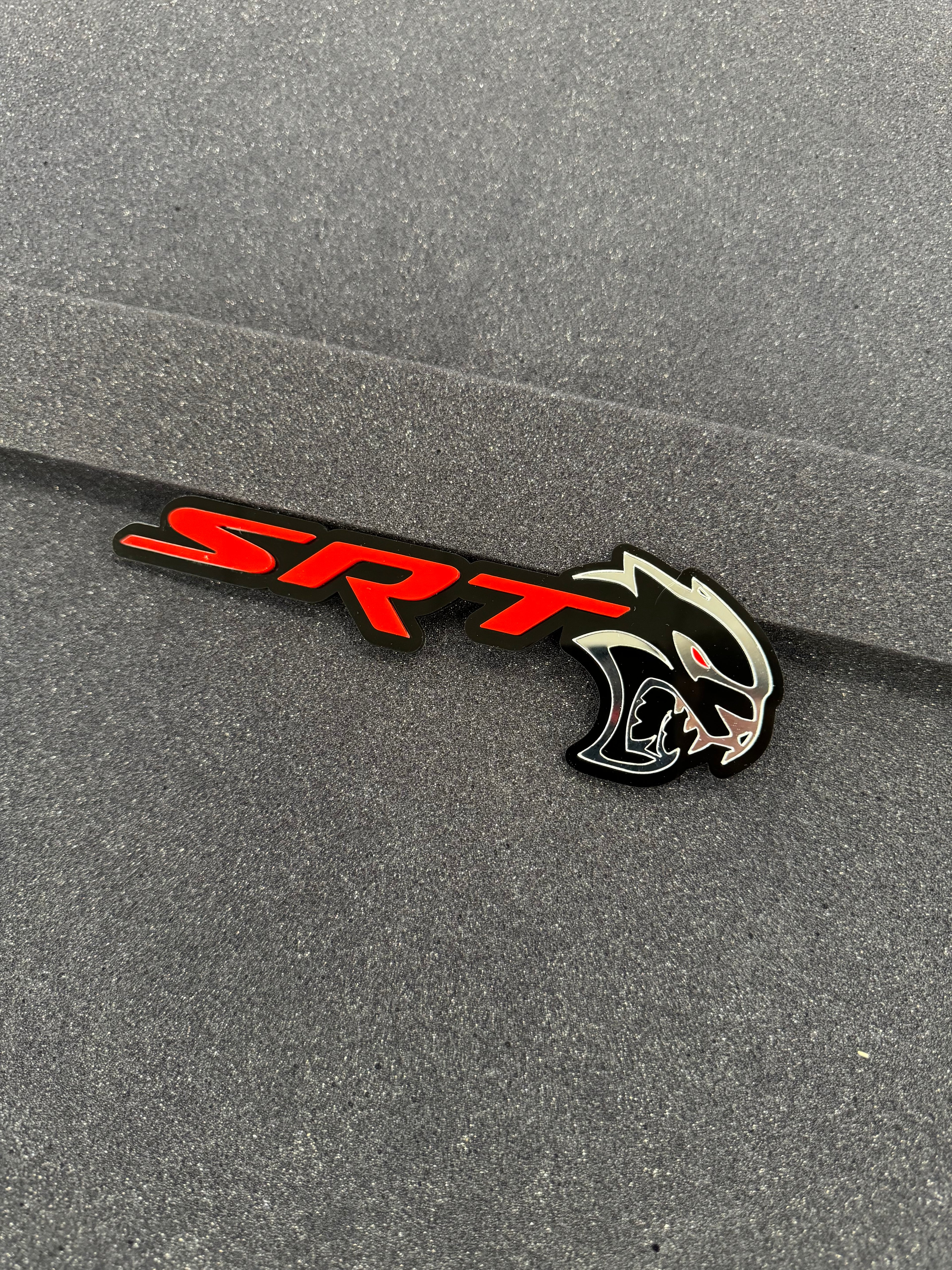 SRT Hellcat grille badge