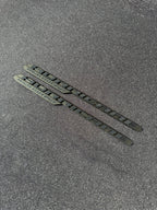 Hurricane high output hood badge pair