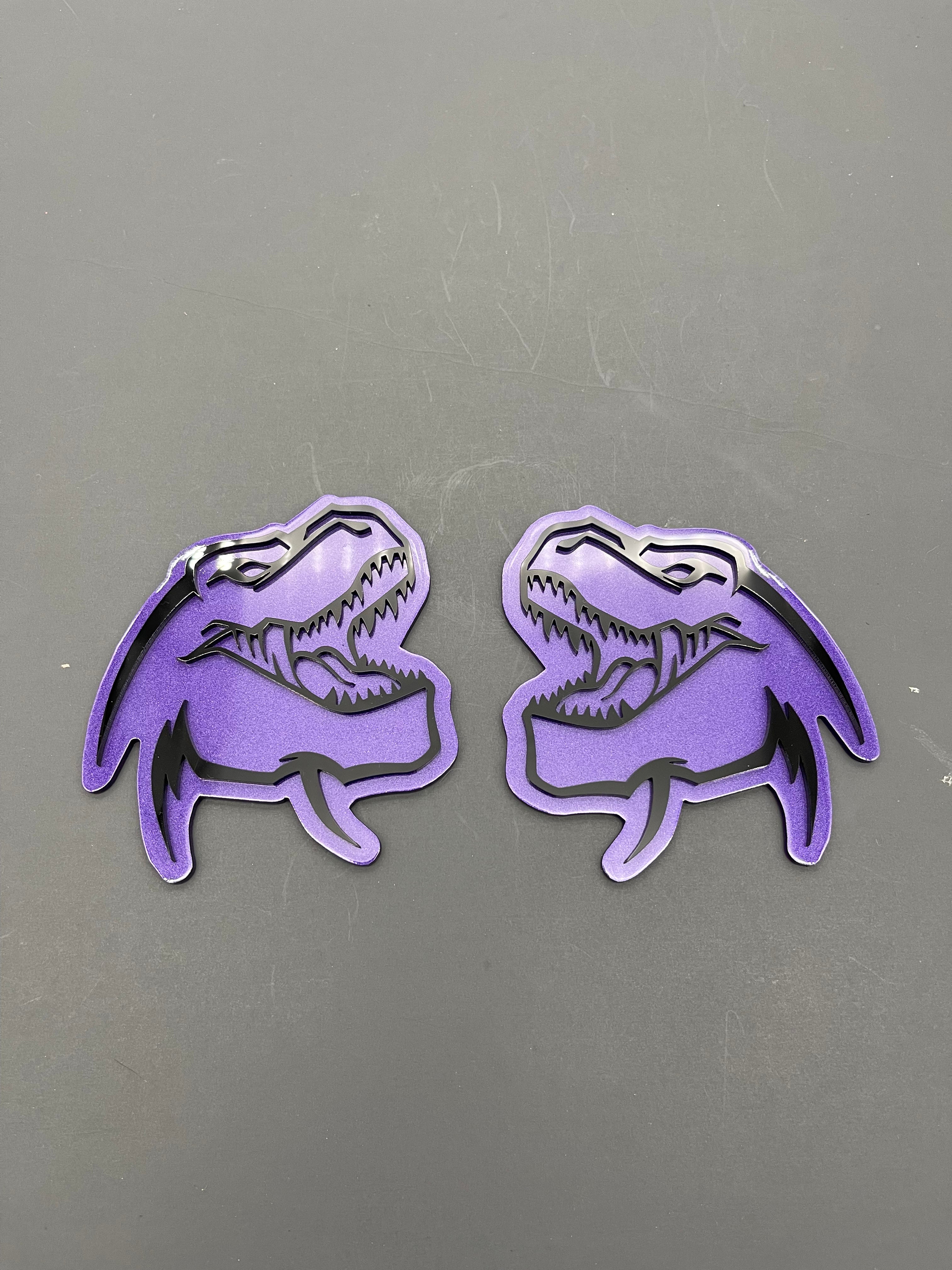 TREX head badge pair
