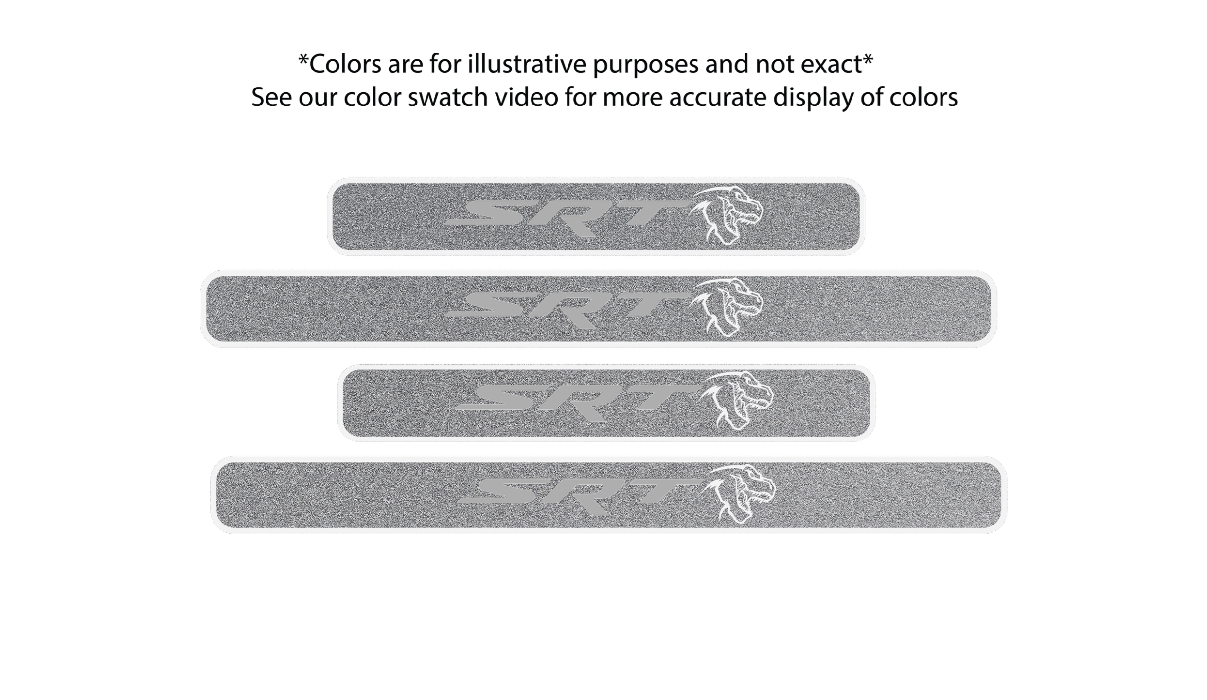 (2019+ RAM) SRT/Trex door sill plate set