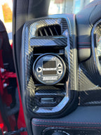 2019+ RAM 1500/ TRX / RHO carbon fiber dash air vent bezels covers