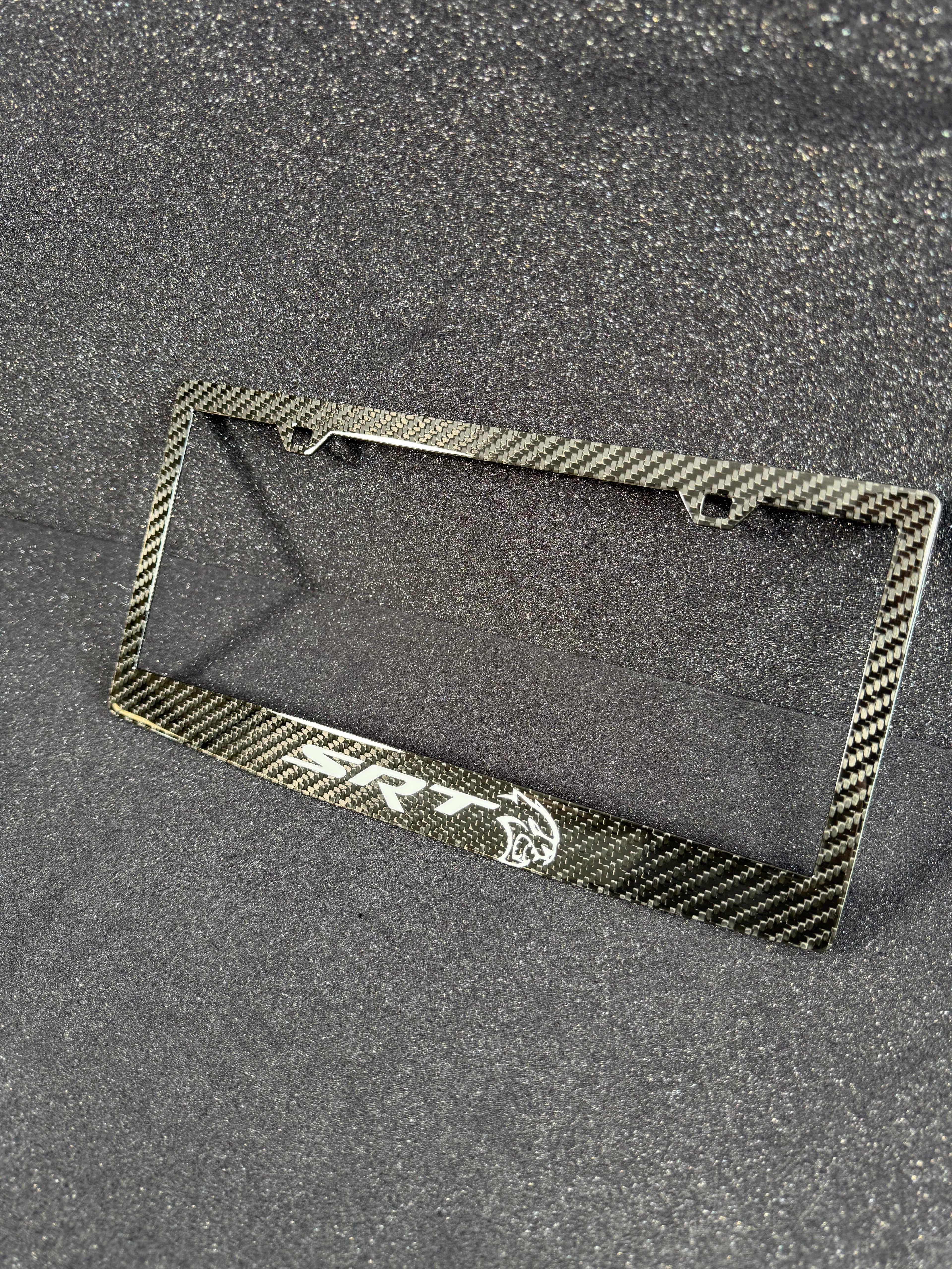 license plate frame design #1