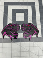 TREX head badge pair