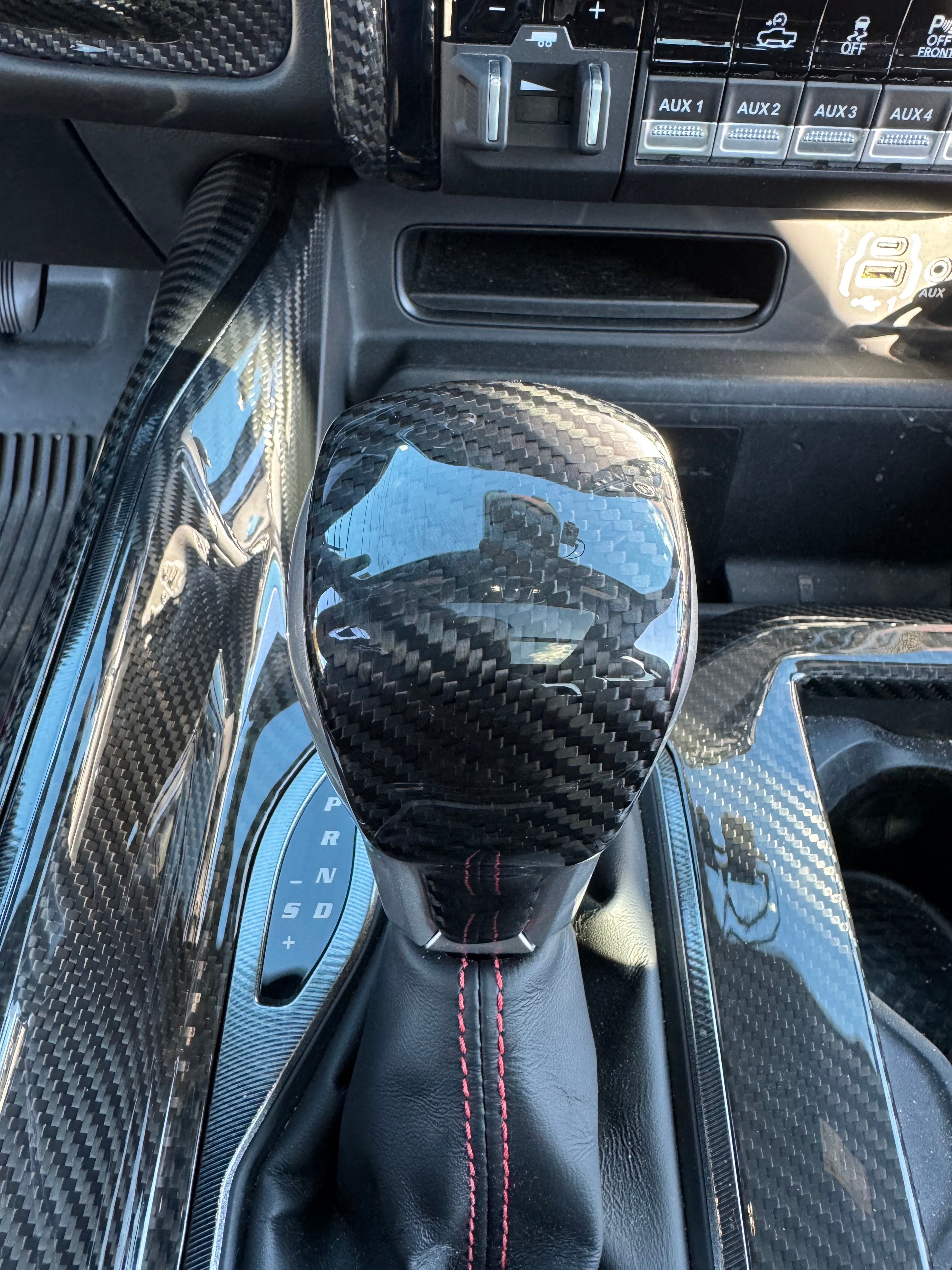 RAM TRX / RHO carbon fiber shifter cover