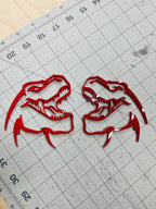 TREX head badge pair