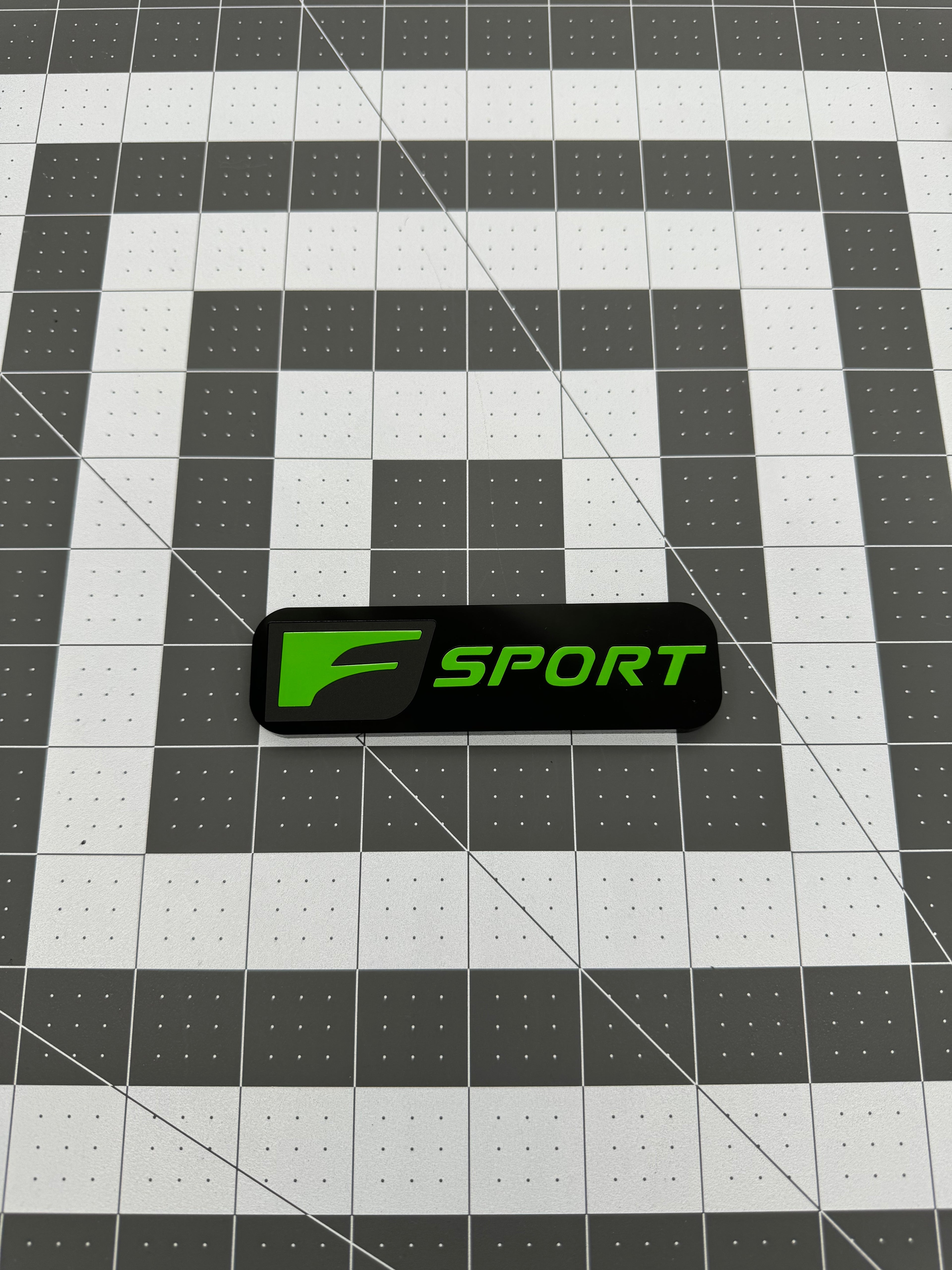 Lexus F sport rear badge