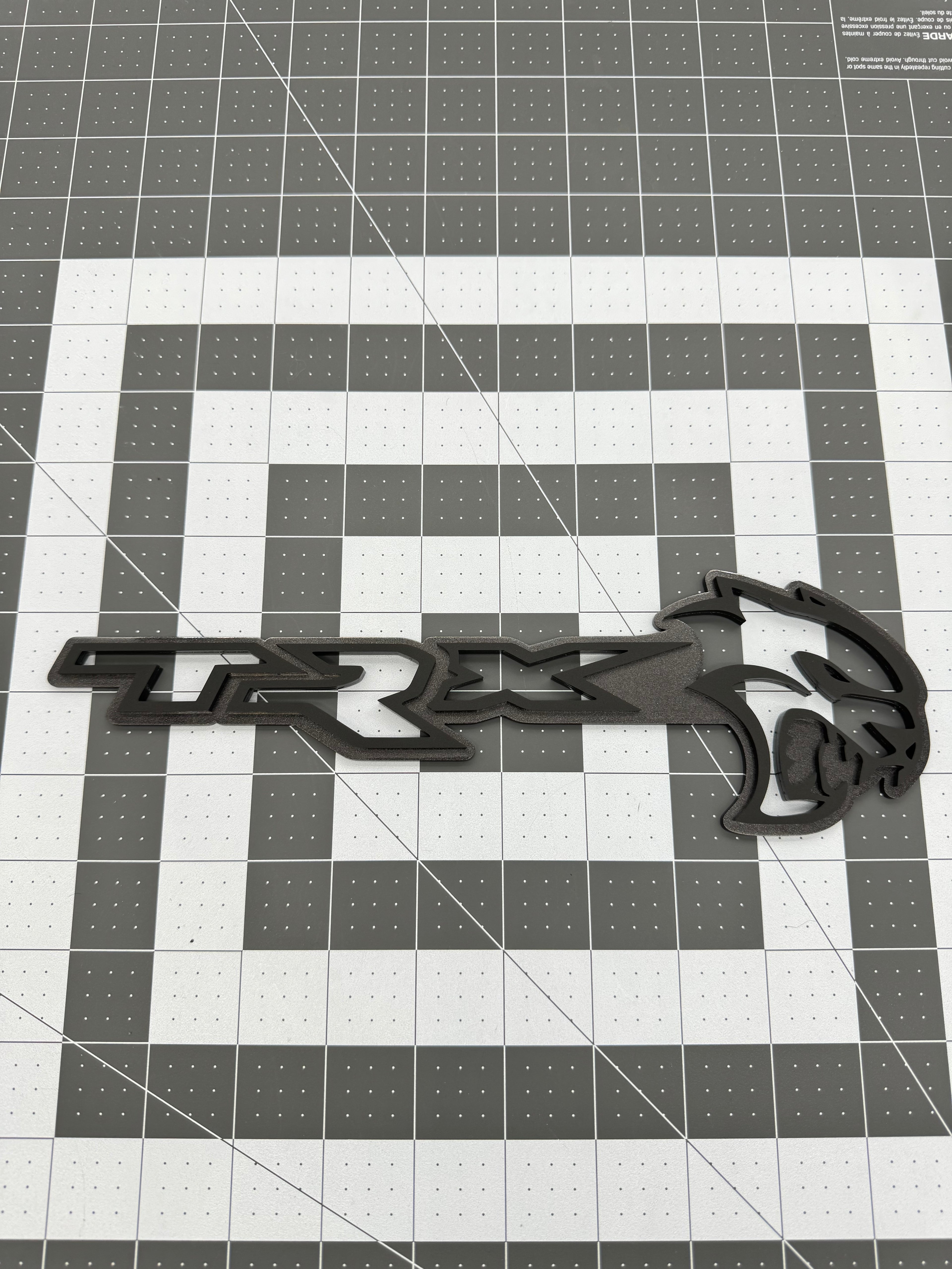 Hellcat TRX combo badge single