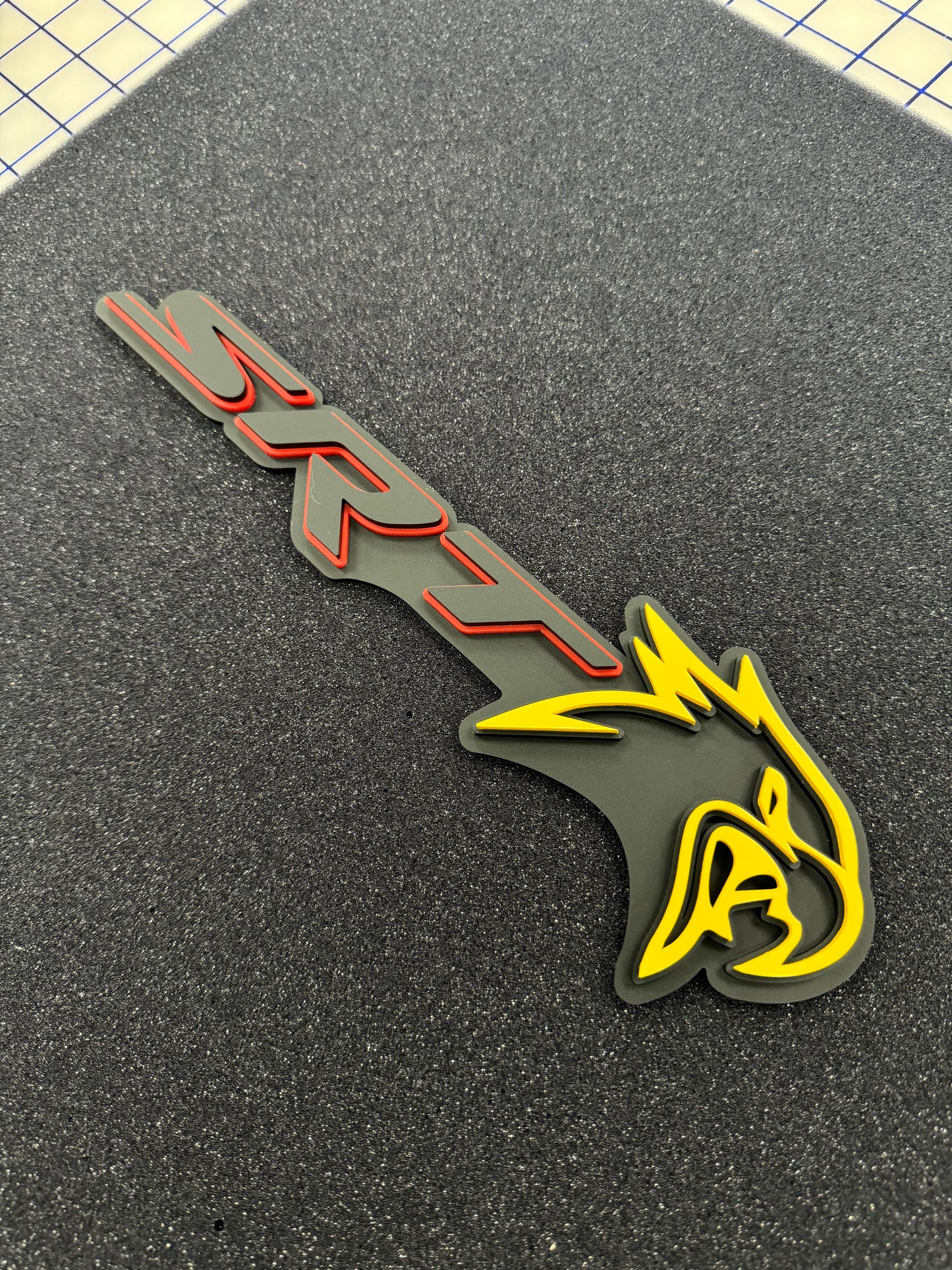 SRT Hellhawk V1 combo badge pair