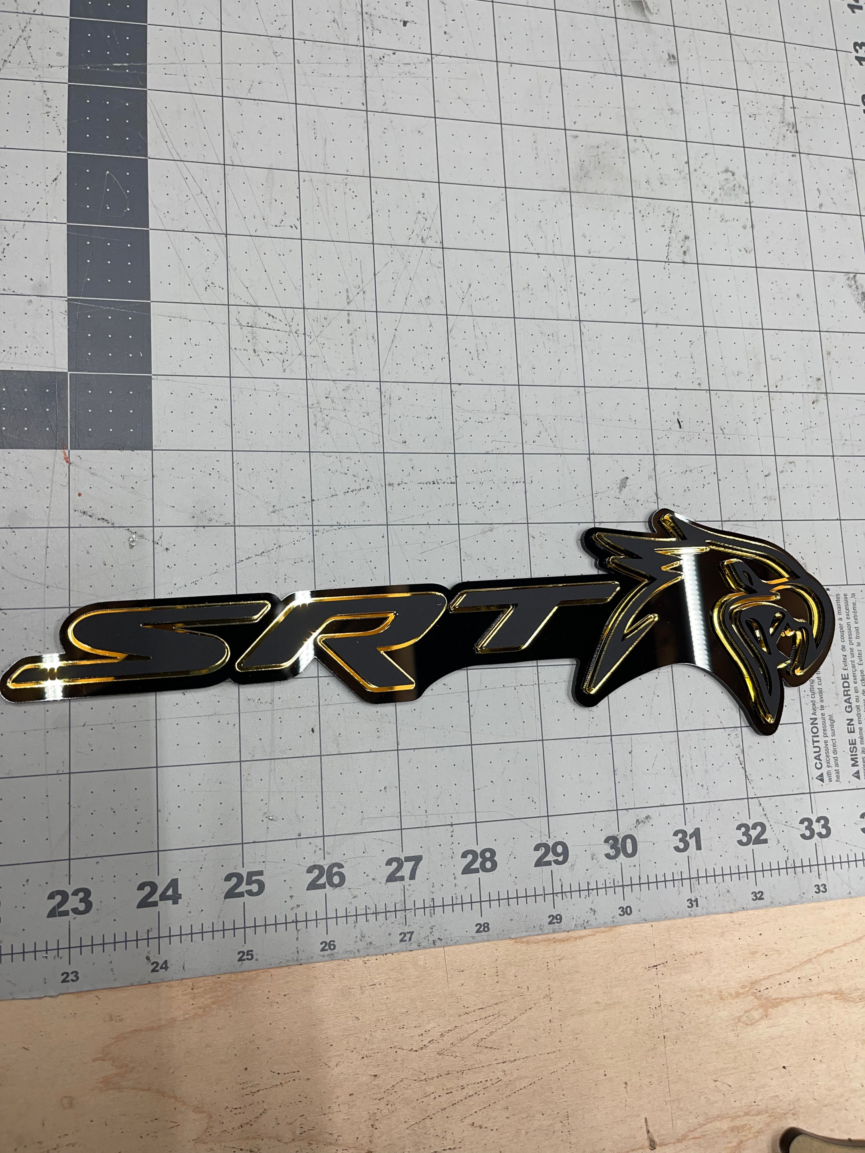 SRT Hellhawk V1 combo badge single