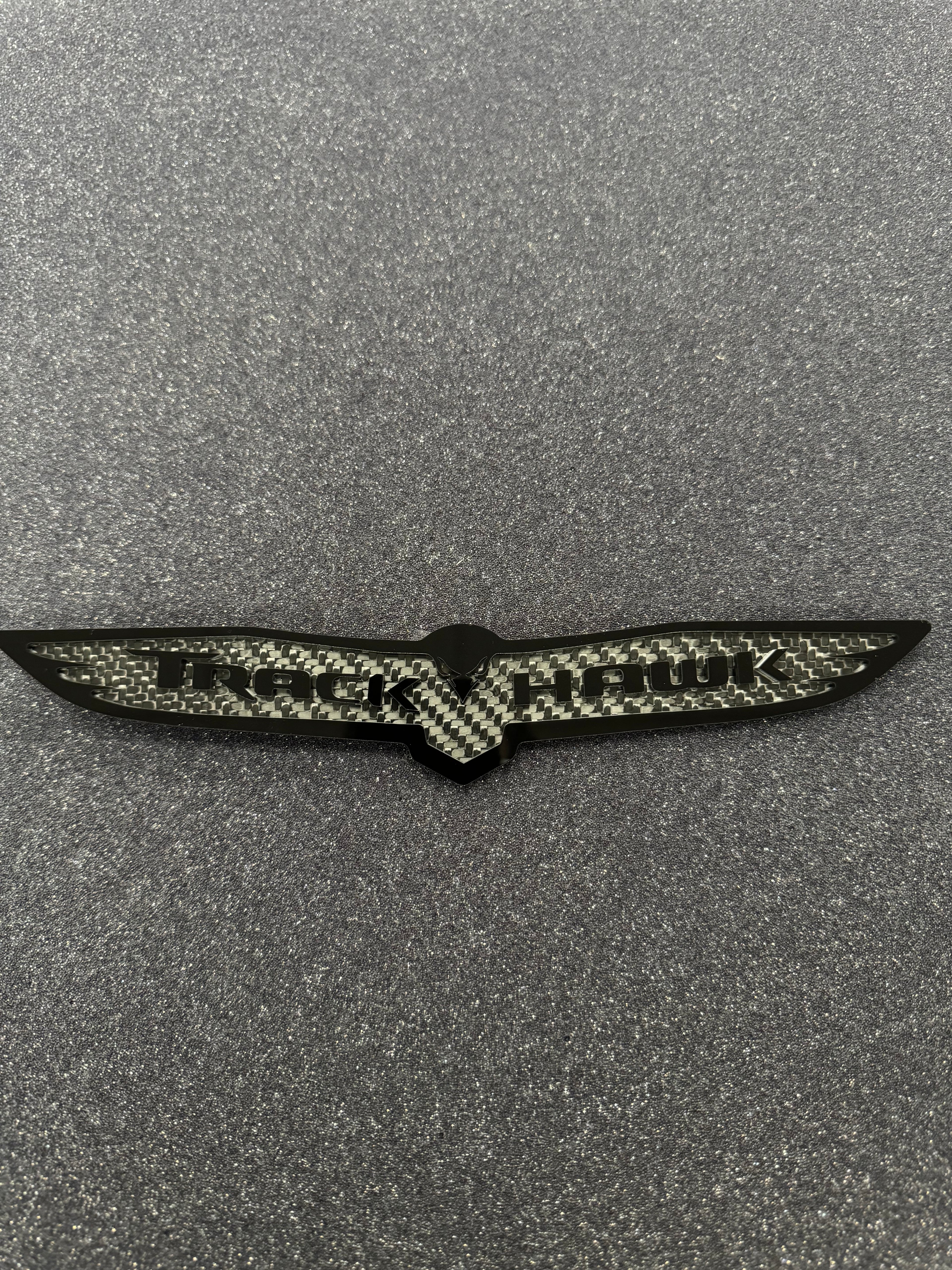 Trackhawk trunk badge