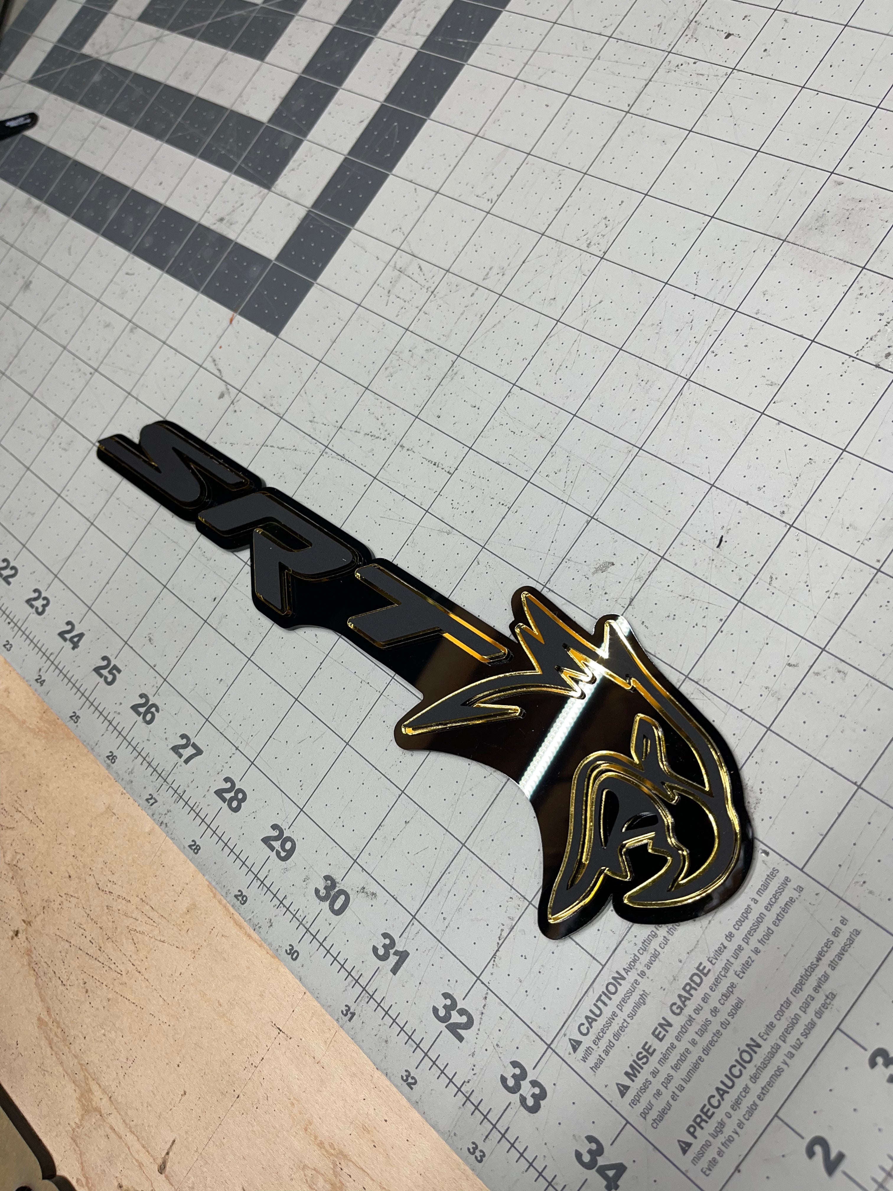 SRT Hellhawk V1 combo badge single