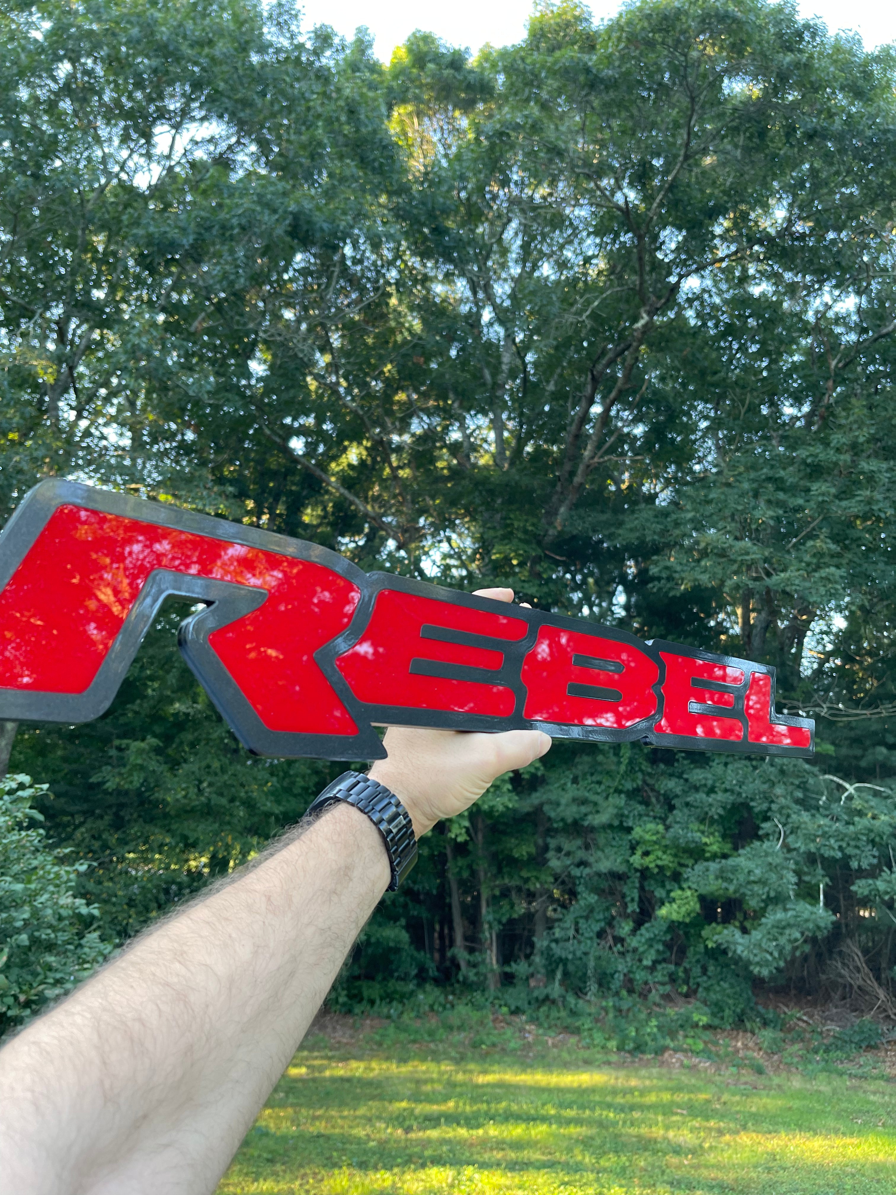 Rebel Tailgate replacement badge